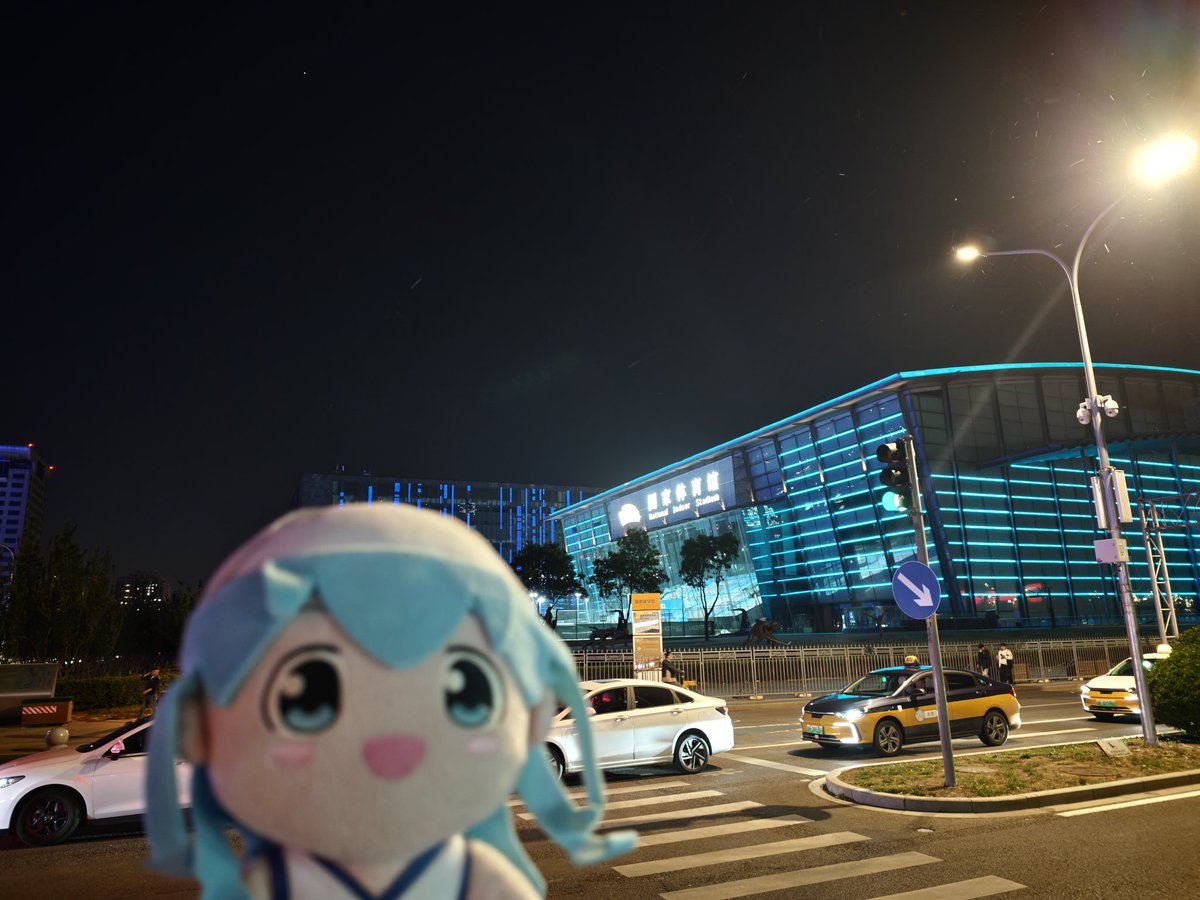 イカちゃん in Beijing Olympic Center #イカ娘 #イカちゃん