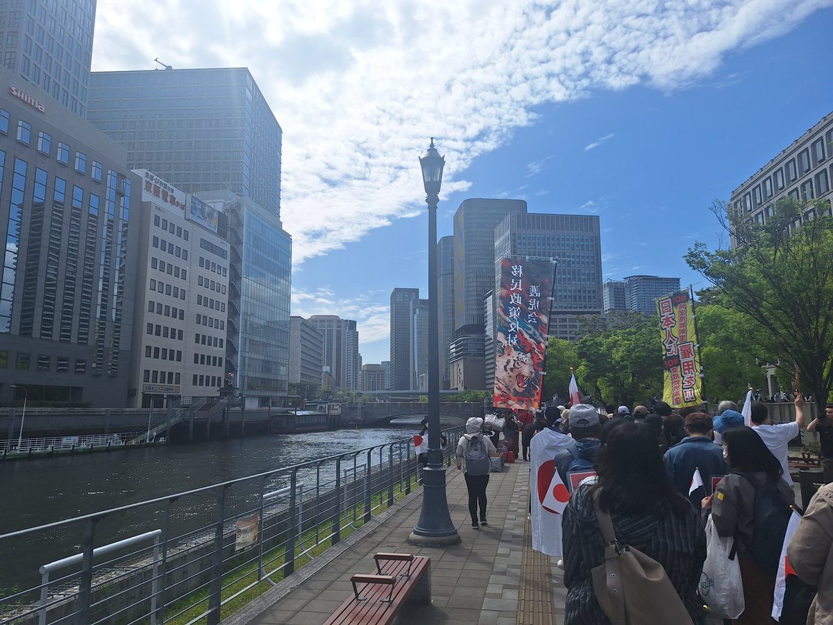Belhiro1's tweet photo. I participated in a protest against Japanese government's immigration policy in Osaka last month. Japan is currently 4th place in the world to accept immigrants. https://t.co/f2TXFGjDst