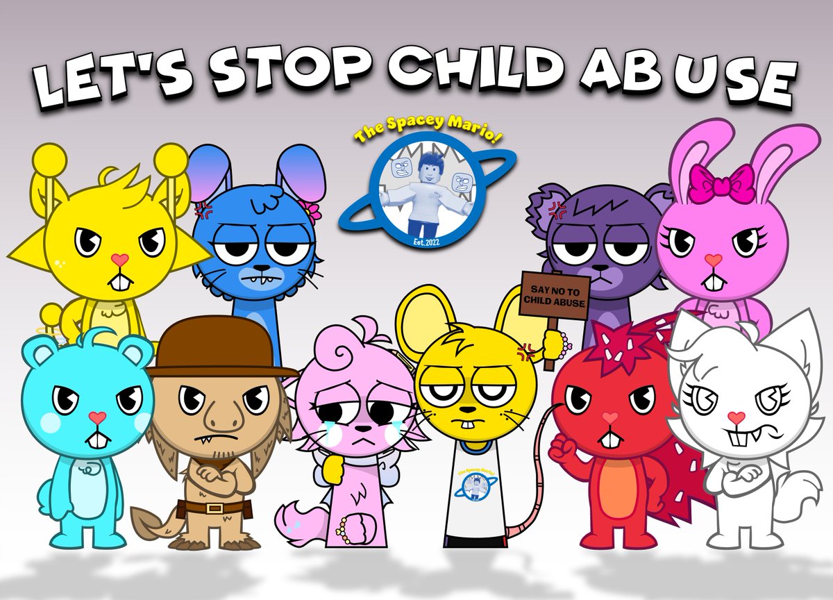 AdamFennell19's tweet image. I need you guys to give @angelika_leyva more love &amp;amp; support because she has been dealing with problems from her psychopathic dad, Make sure you read the first image and say no to child abuse!!! ✊💛✊🩷✊ #sprunki #happytreefriends #htf #justiceforAnnaX16