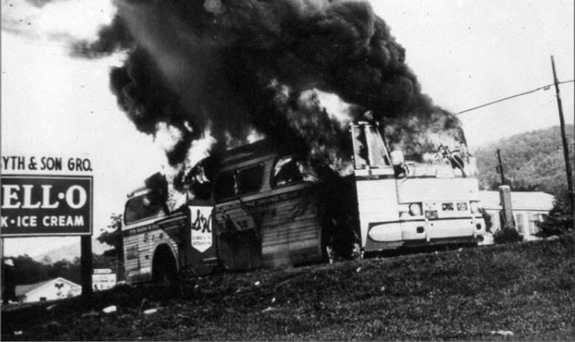RepTerriSewell's tweet image. 65 years ago, the first #FreedomRiders including the late John Lewis began their journey through the South to peacefully protest racial discrimination. They were beaten, arrested, and bombed.

Today, old battles have become new again. This week, Alabama state leaders are trying