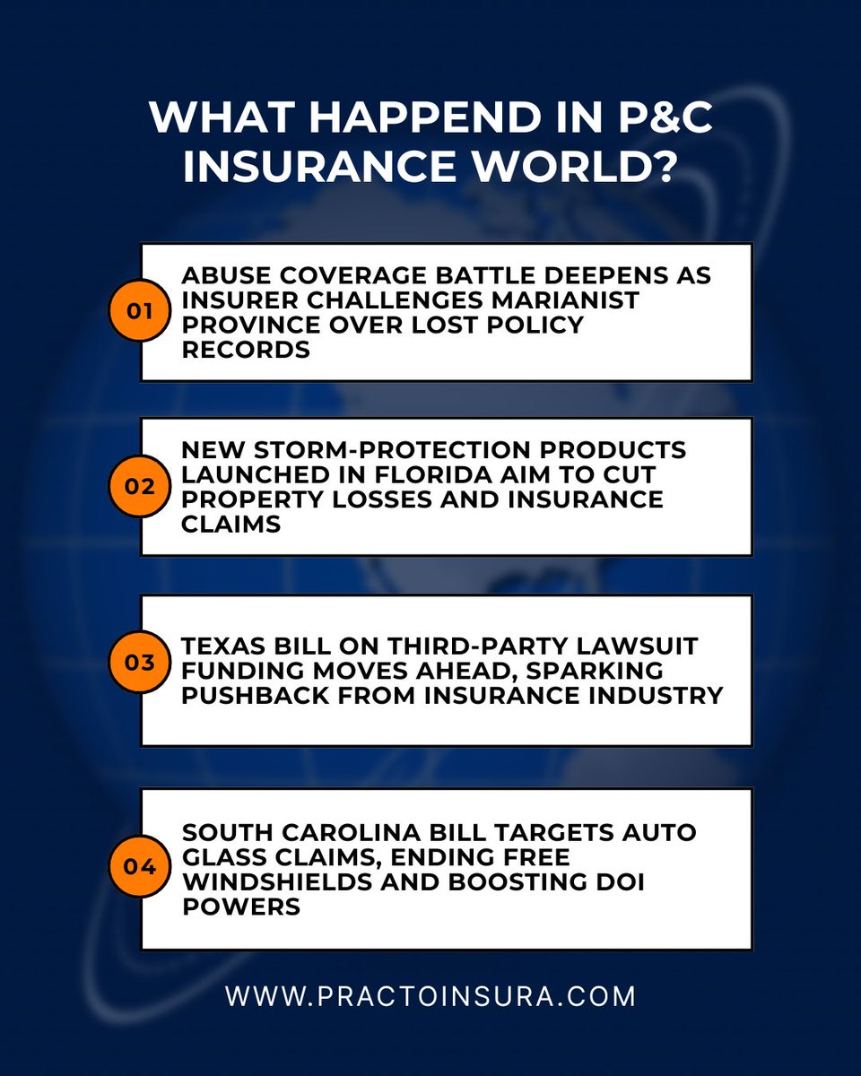 PractoInsura's tweet image. Keeping up with the latest in P&amp;amp;C insurance?
Here’s what’s shaping the industry this week.
.
.
#InsuranceNews #Insurtech #InsuranceIndustry #RiskManagement #InsurtechInnovation #Underwriting #InsuranceTechnology #practoinsura