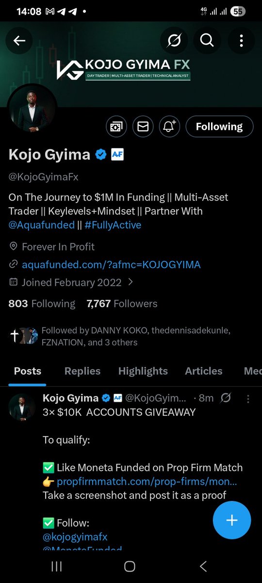 GideonMrr's tweet photo. @KojoGyimaFx @MonetaFunded @riches_babylon @neo_prime77 @Ipanchalbhoomi @Traders_Waves https://t.co/gwyGFpPXyD