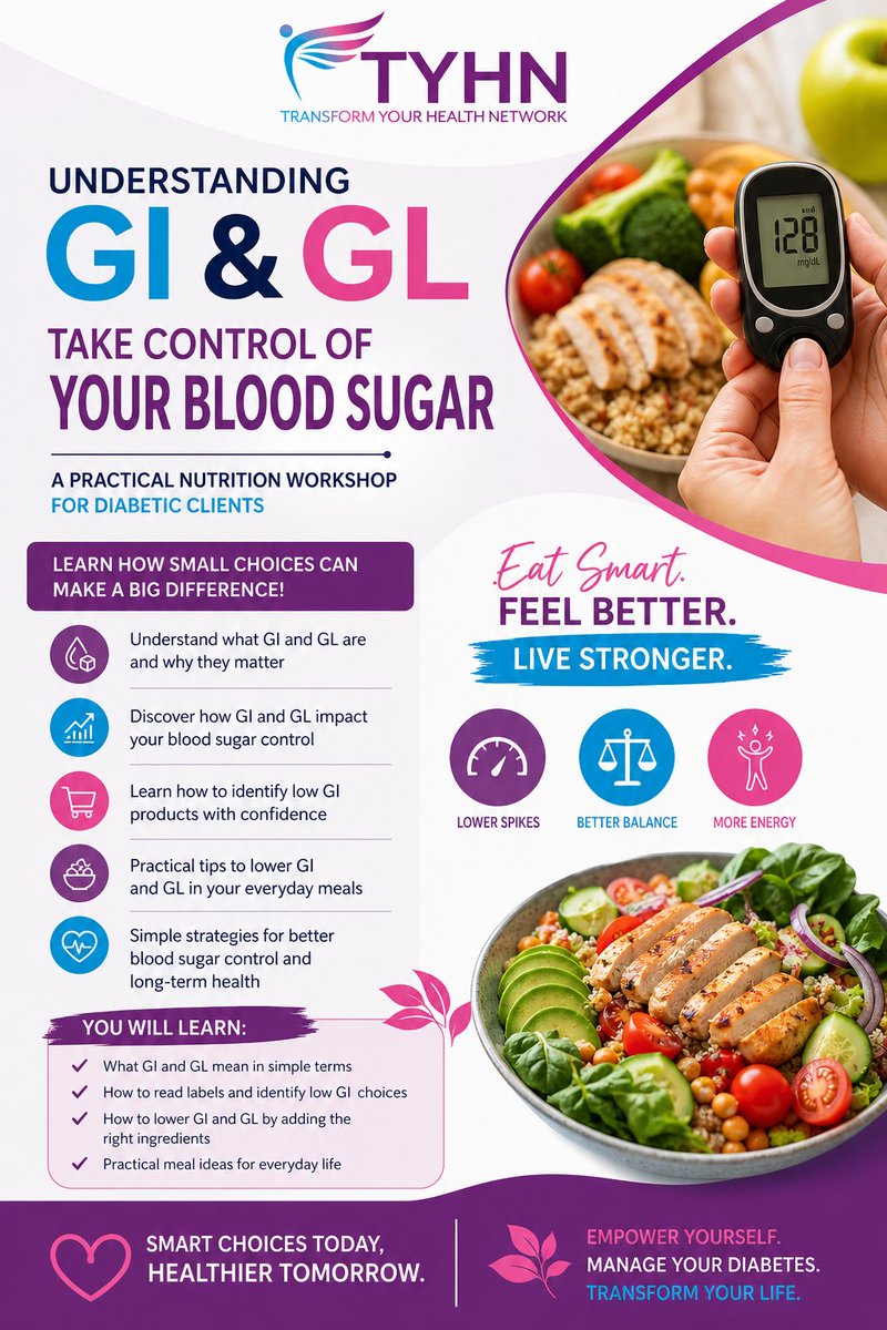 TransformYHNet's tweet photo. GL and GI - All you need to know for better diabetes control. #insulinresistance #weightloss #diabetes https://t.co/KYiPlA144I