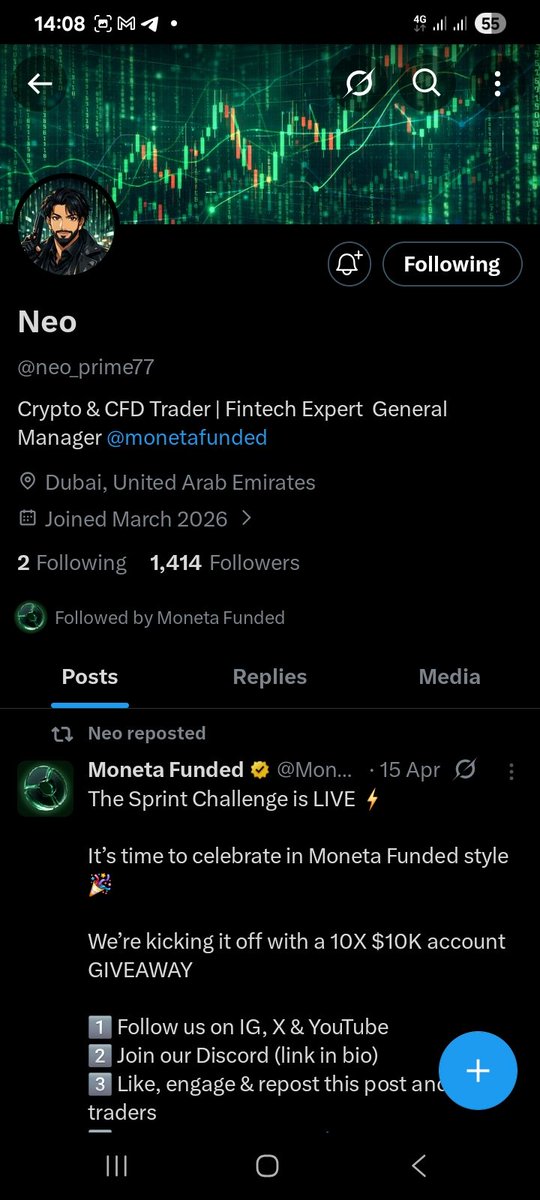 GideonMrr's tweet photo. @KojoGyimaFx @MonetaFunded @riches_babylon @neo_prime77 @Ipanchalbhoomi @Traders_Waves https://t.co/479Pno0XhD