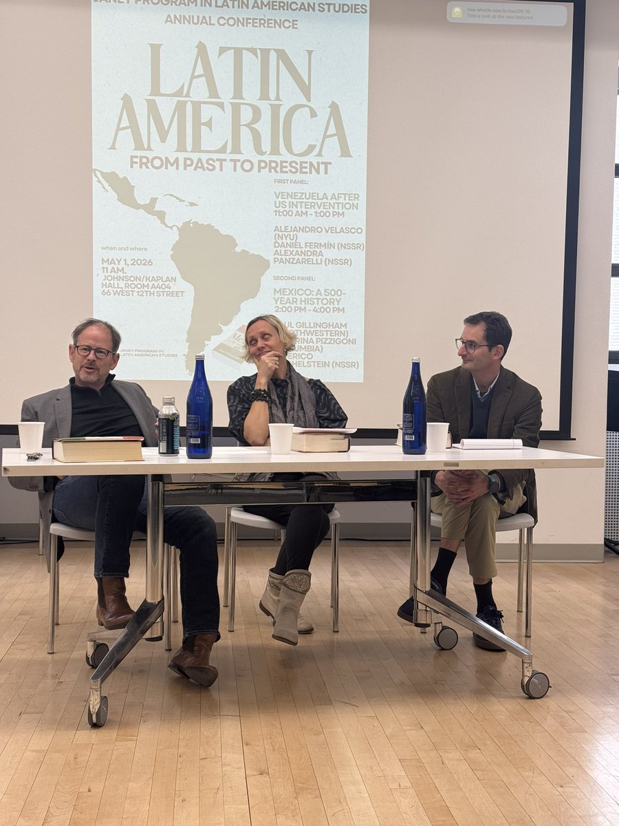JaneyProgram's tweet photo. The afternoon session at the Janey Annual Conference took on 500 years of Mexican history — and the room was fully engaged. A reminder of why this kind of long-view historical scholarship matters. https://t.co/aMg9oYLbnH