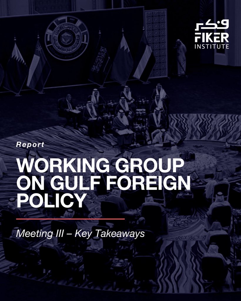 FikerInstitute's tweet image. Fiker Institute's Working Group on Gulf Foreign Policy held its third meeting, discussing the prospects for a deal in the current crisis in the region. 

Read the Report here: fikerinstitute.org/publications/w…