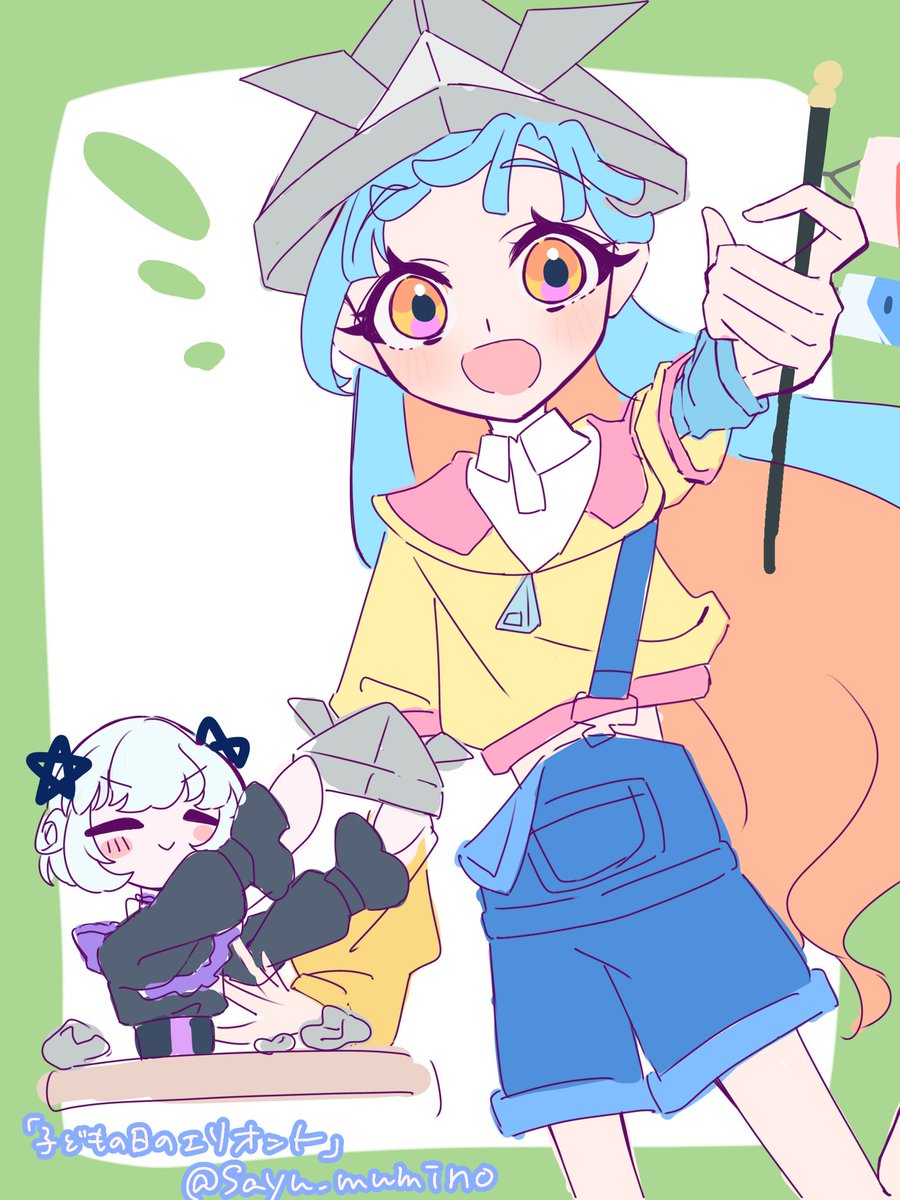 #デミカツ版深夜の真剣お絵描き60分一本勝負
#パリンの自由帳　#メエ画
+10分