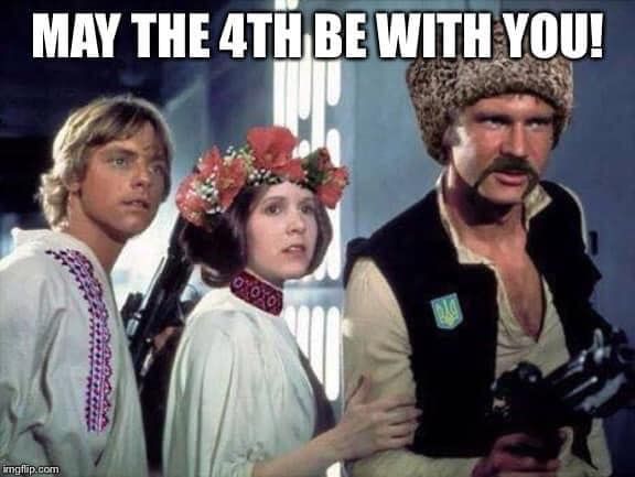 SpiritofUA's tweet photo. Happy Star Wars Day! https://t.co/CvlyTXIP8N