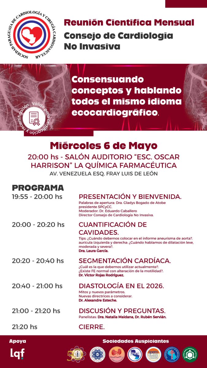 Sociedad Paraguaya de Cardiologia tweet media