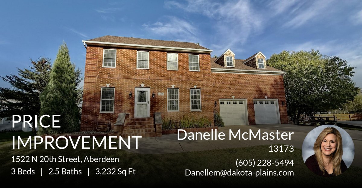 danellemcmaster's tweet photo. Price Improvement! Now $399,900
Don’t miss your chance to own this stunning brick and stone home. Schedule a private showing or stop by the Open House Tuesday, May 12th | 5:00–6:30 PM and see it for yourself!

Danelle McM... https://t.co/lkT90xHl8F https://t.co/vGOPSbyq08