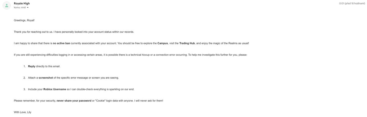 Hybritized's tweet photo. This is the last time I am mentioning this but I got an email back (6 days old screenshot). The thing is I got unbanned a month prior to this response and this is the third time I got unbanned before I even received some sort of response from their team 😭. https://t.co/idQL4hH1cN