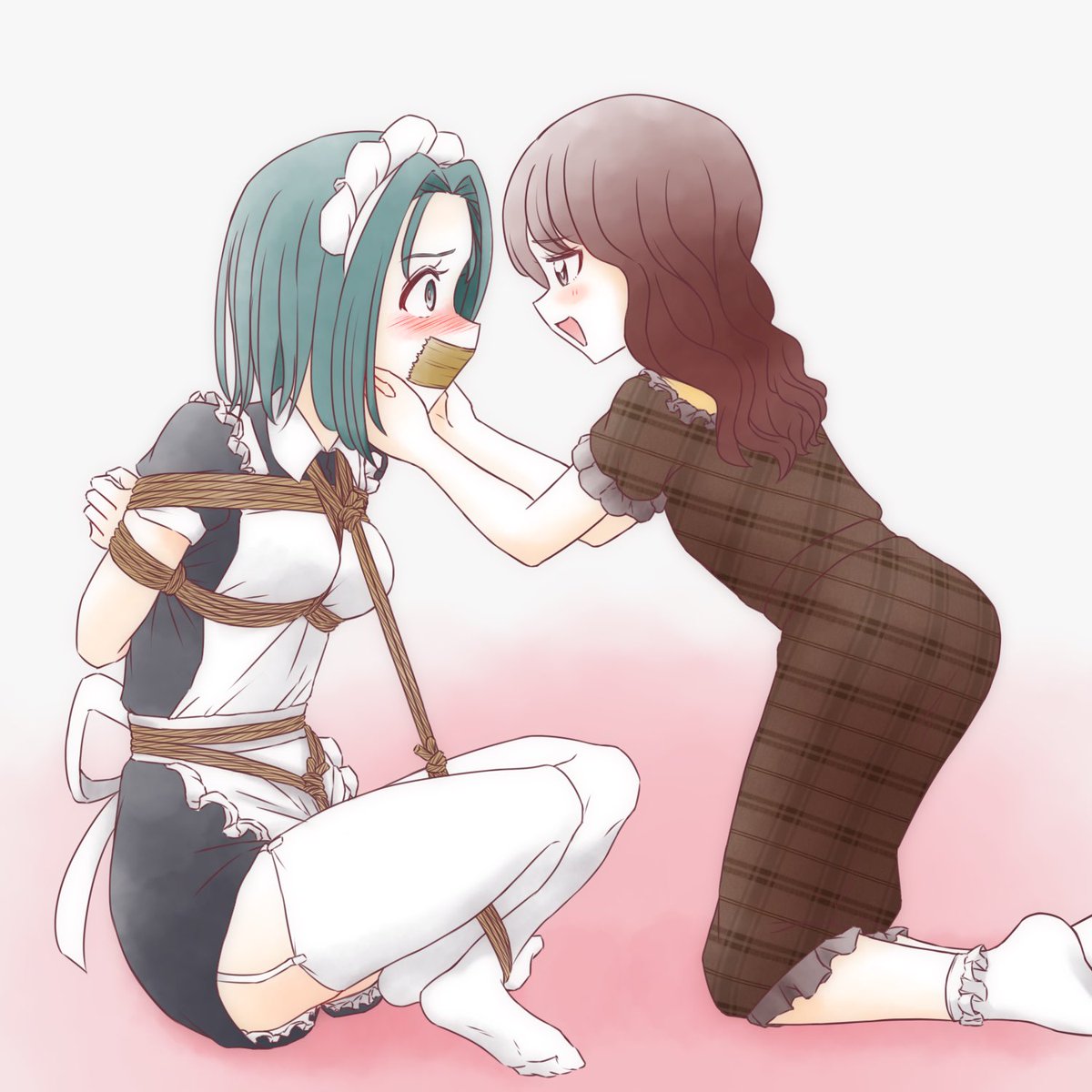 投稿から1年経ったFANBOX作品を半年間限定でpixivに公開しています～。

お嬢様に躾けて頂いたメイドさん。 