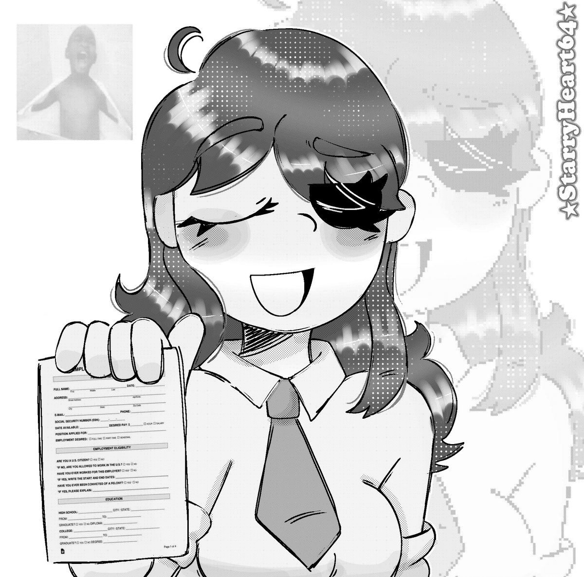 StarryHeart64's tweet image. POV: you got a job application and no idea what to do :3
#aumsum #ibispaintx #edit #fanartㅤㅤㅤㅤ
