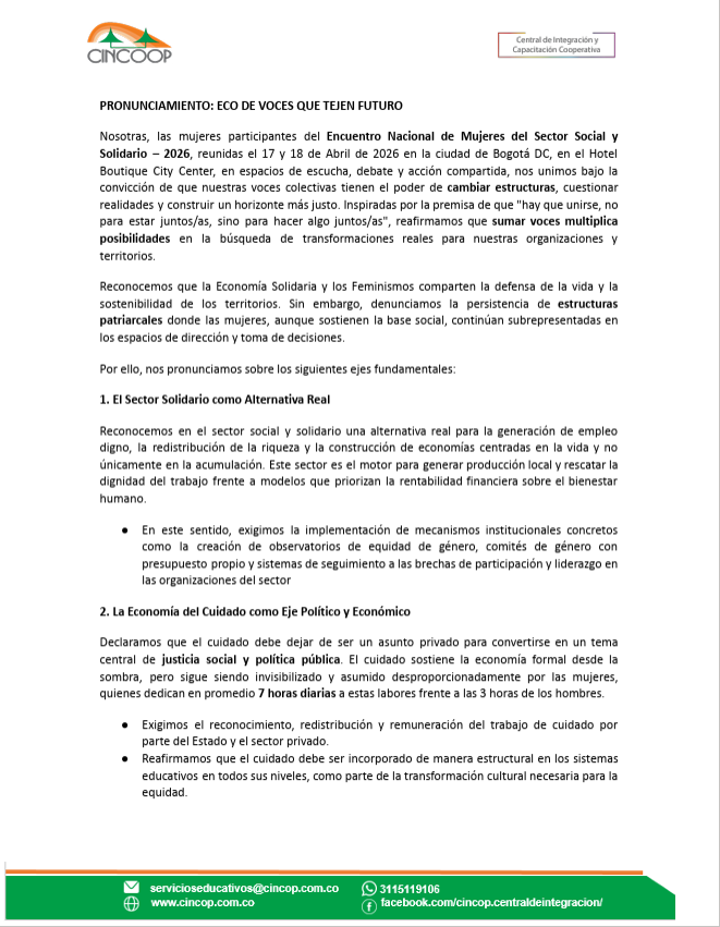 CINCOOP - Central de Integración y Capacitación tweet media