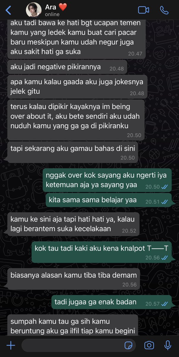 berantem tapi mature (because they want their relationship to grow)