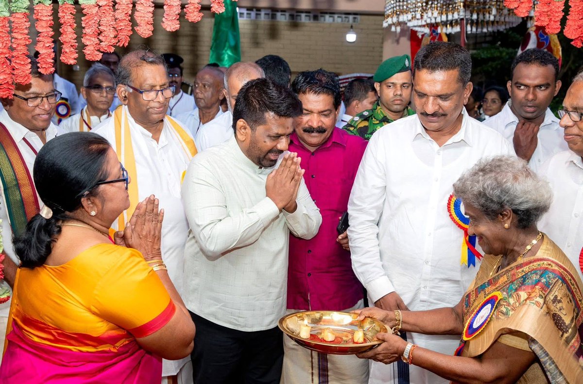 rameshjvp's tweet photo. Delighted to attend the Colombo #KambanVizha2026 alongside Hon. President @anuradisanayake. Heartiest congratulations to H.E. on receiving the prestigious "Kamban Pugazh Virudhu 2026"! A historic moment as he becomes the first Sinhalese leader to receive this honour. https://t.co/5UgftgZVEY