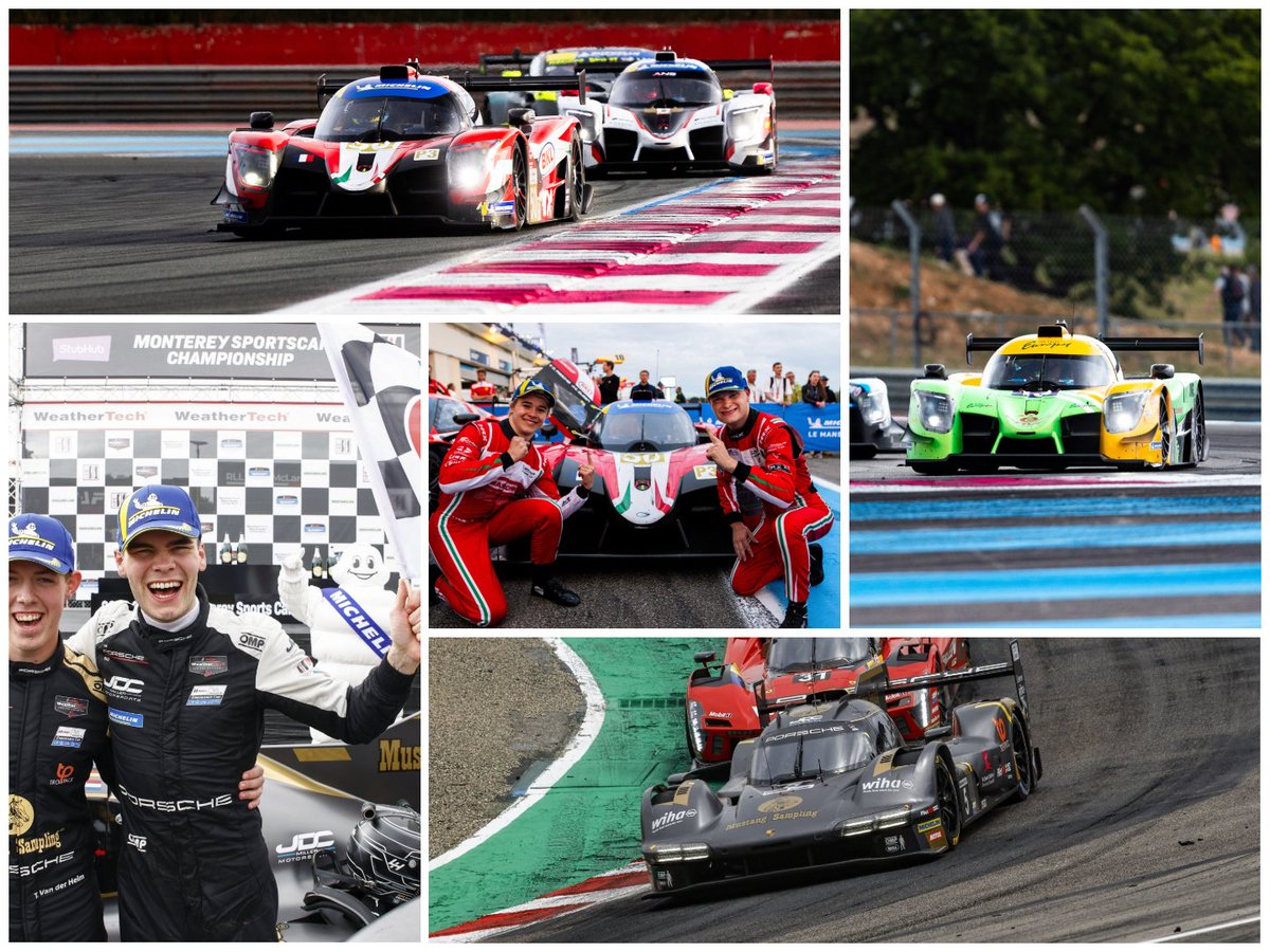 Michelin_Sport's tweet photo. Michelin is proud to have contributed to wins for its privateer partner-teams: JDC-Miller Motorsport Porsche (at Laguna Seca/IMSA), 23Events Racing (Le Castellet/Michelin Le Mans Cup) and Inter Europol Competition (Le Castellet/ELMS LMP3)

#PerformanceMadeToLast https://t.co/puuyetKjbO