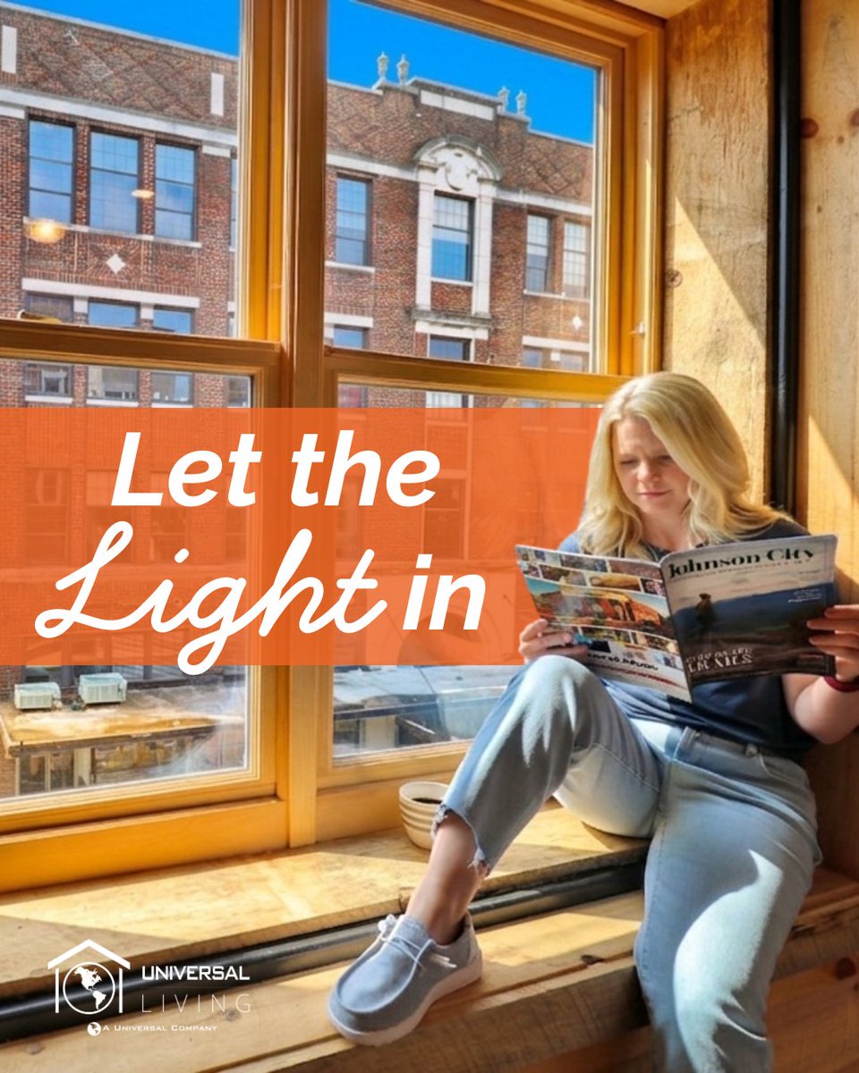 UDCUPDATES's tweet photo. Natural light can boost mood, improve sleep, and support your daily rhythm ☀️
This Mental Health Awareness Month, start with something simple: open the blinds.
#MentalHealthMatters #UniversalLiving #LetTheLightIn https://t.co/VyhyHUQtNQ