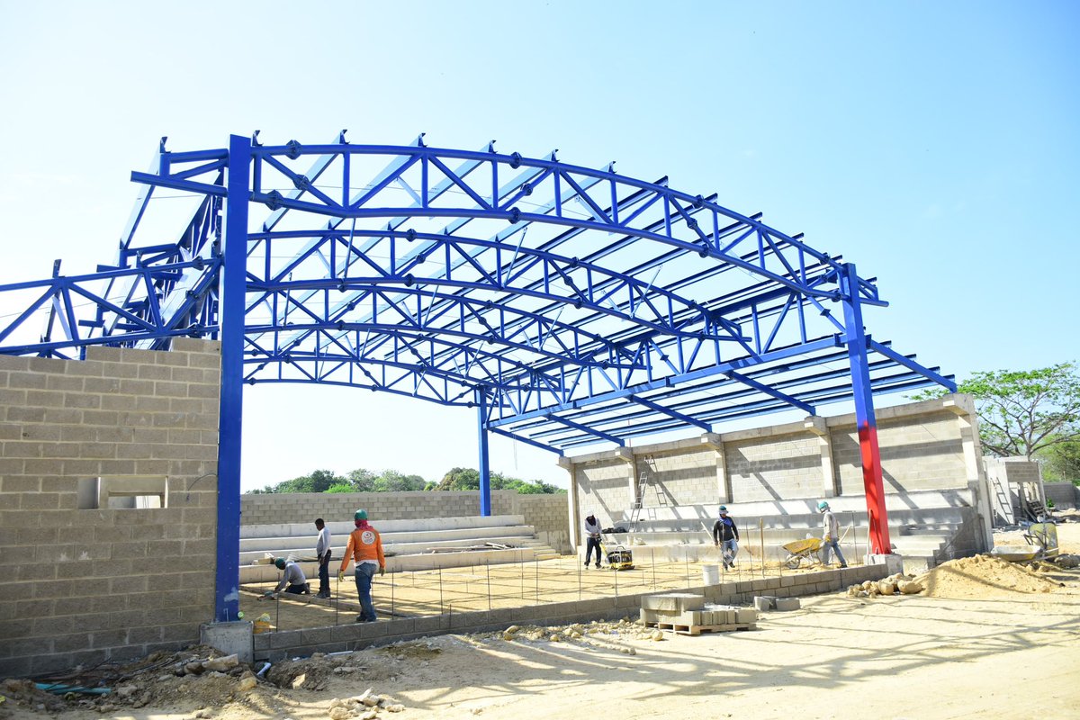 ¡Lo mejor del deporte del Atlántico, en 2 hectáreas renovadas de Polonuevo! 🏟️✨

Obra 0️⃣1️⃣6️⃣: Polideportivo de Polonuevo. Que se preparen las familias de este querido municipio, porque el nuevo Polideportivo ya toma forma con un moderno diseño para albergar 6️⃣ disciplinas