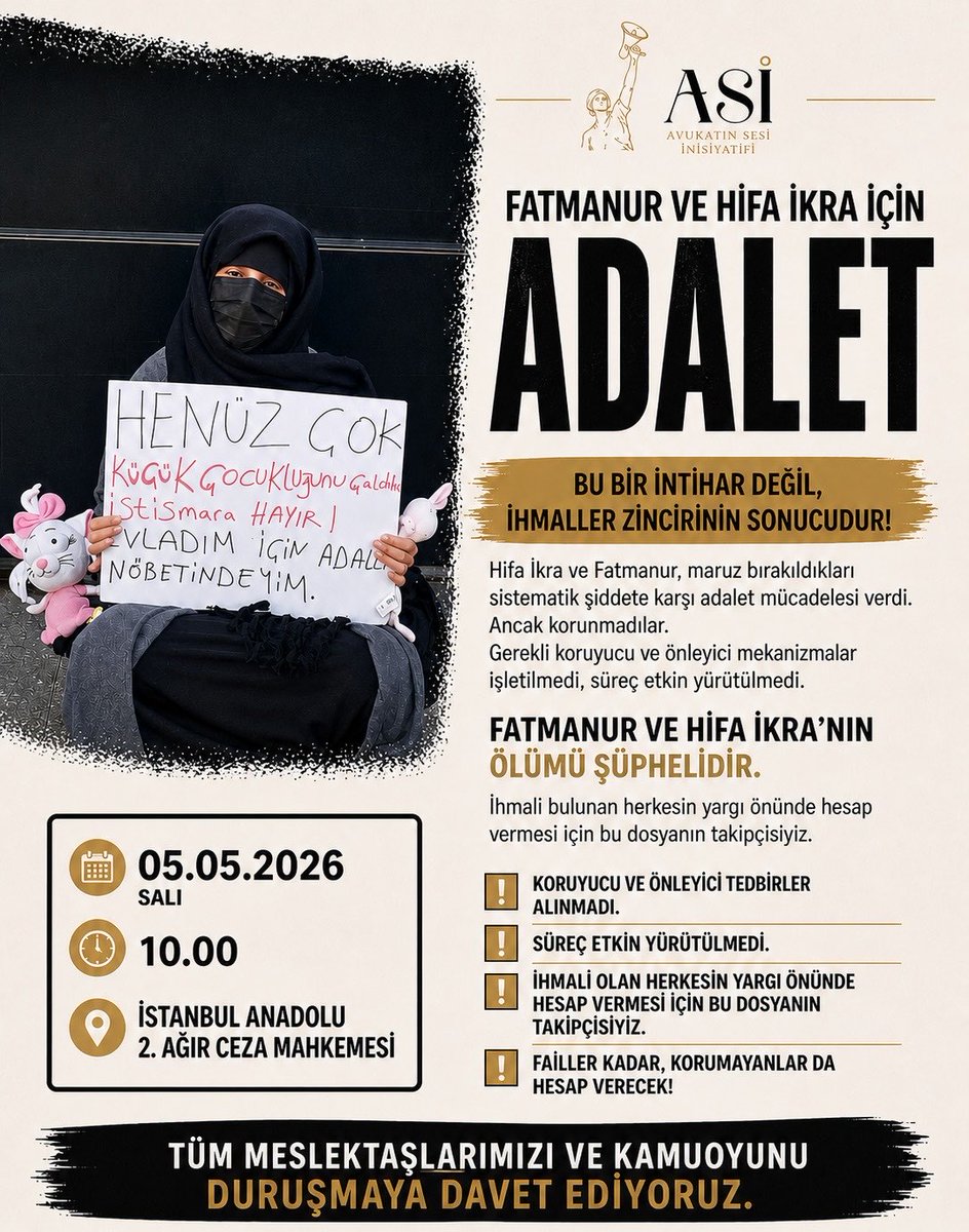 Avukatın Sesi İnisiyatifi (ASİ) tweet media