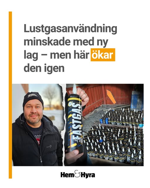 Göteborgsvärden Poseidon samlade in över nio ton lustgastuber förra året. Det är ändå en minskning med flera tusen kilo. hemhyra.se/nyheter/lustga… #gbgftw