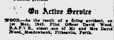 mapdevil's tweet image. Glasgow Herald, Saturday 4th May 1940. On Active Service: Missing, PoWs, Repatriated, Deaths. #CWGC #WW2 #LestWeForget #ThisDayInHistory