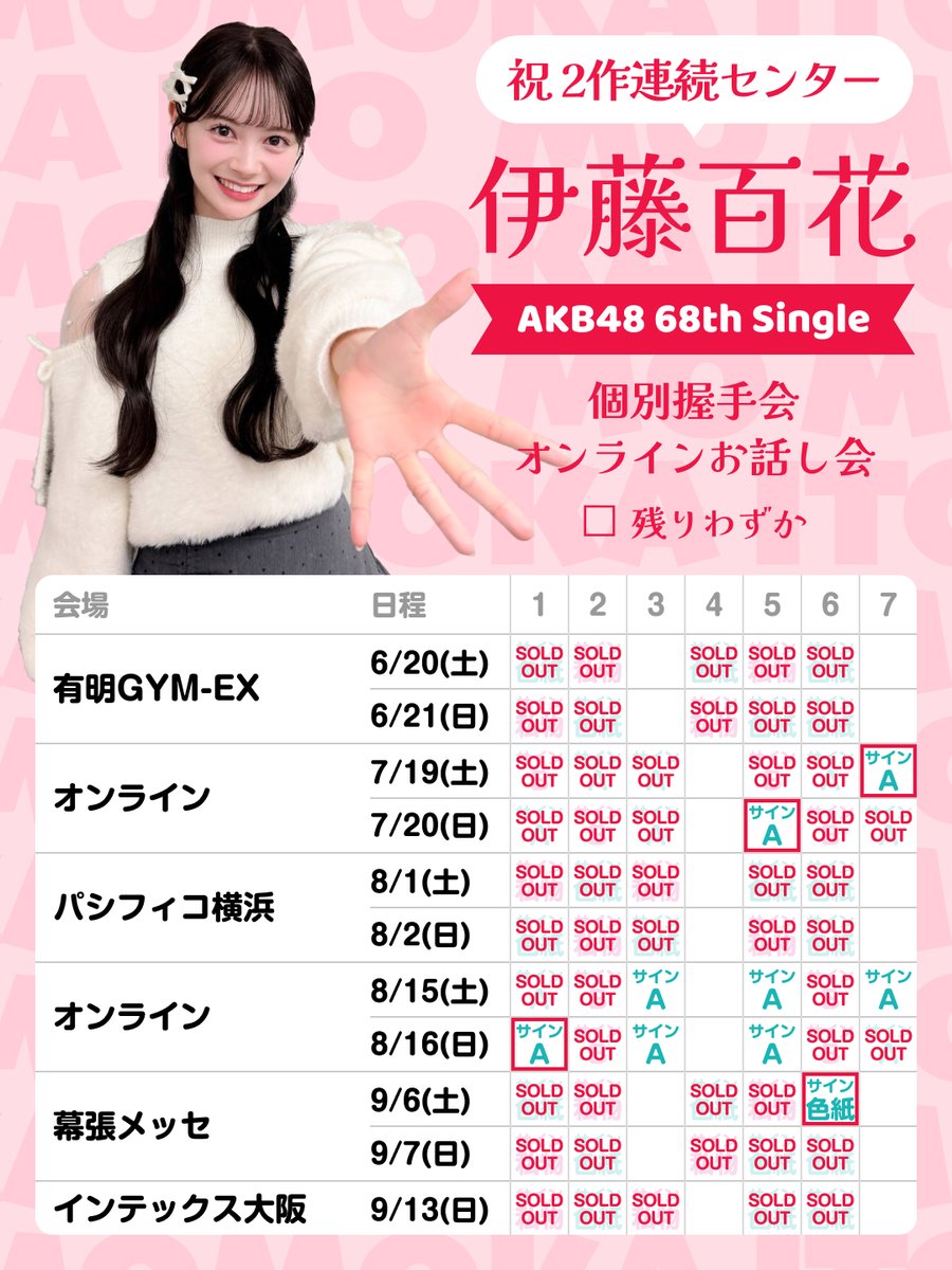 いとももスター🍑⭐️【AKB48 伊藤百花 まとめサイト】 tweet media