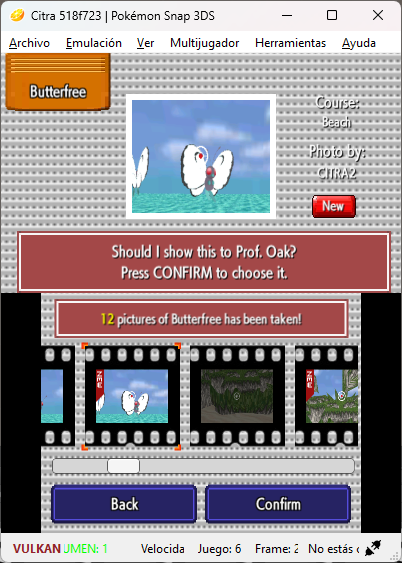 ManuDev95's tweet image. For some reason now Unlit/Texture shader is now broken as well (used in the background) on emulator, but snapshots are working while stored in RAM but not save :D

#unity #madewithunity #gamedev #pokemonsnap3ds