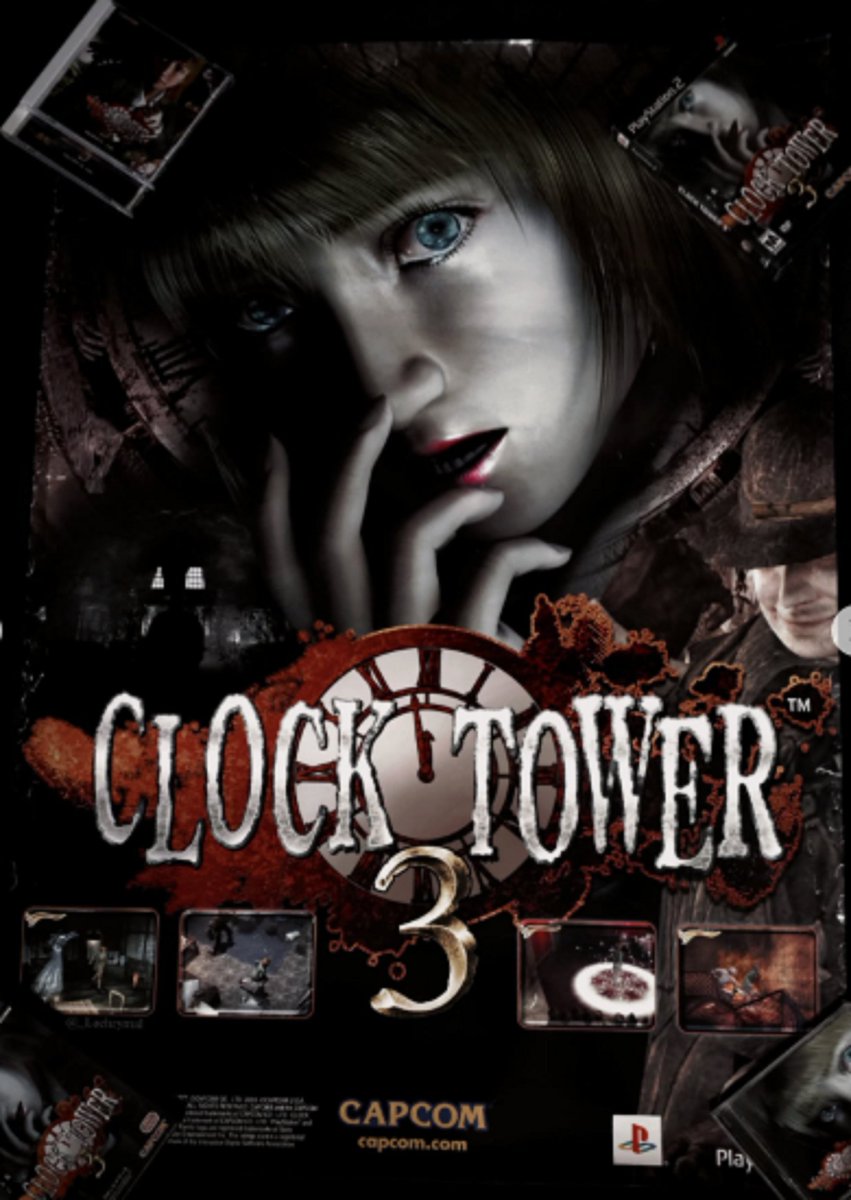 「CLOCK TOWER 3」 ポスター Clock Tower 3 (C) The poster is for the US release of the game
