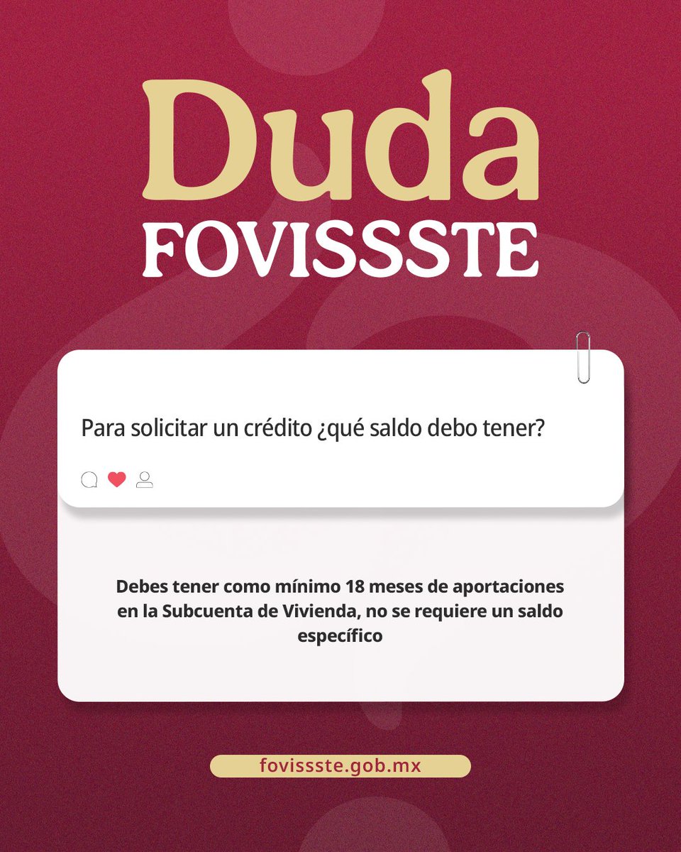FOVISSSTE tweet media