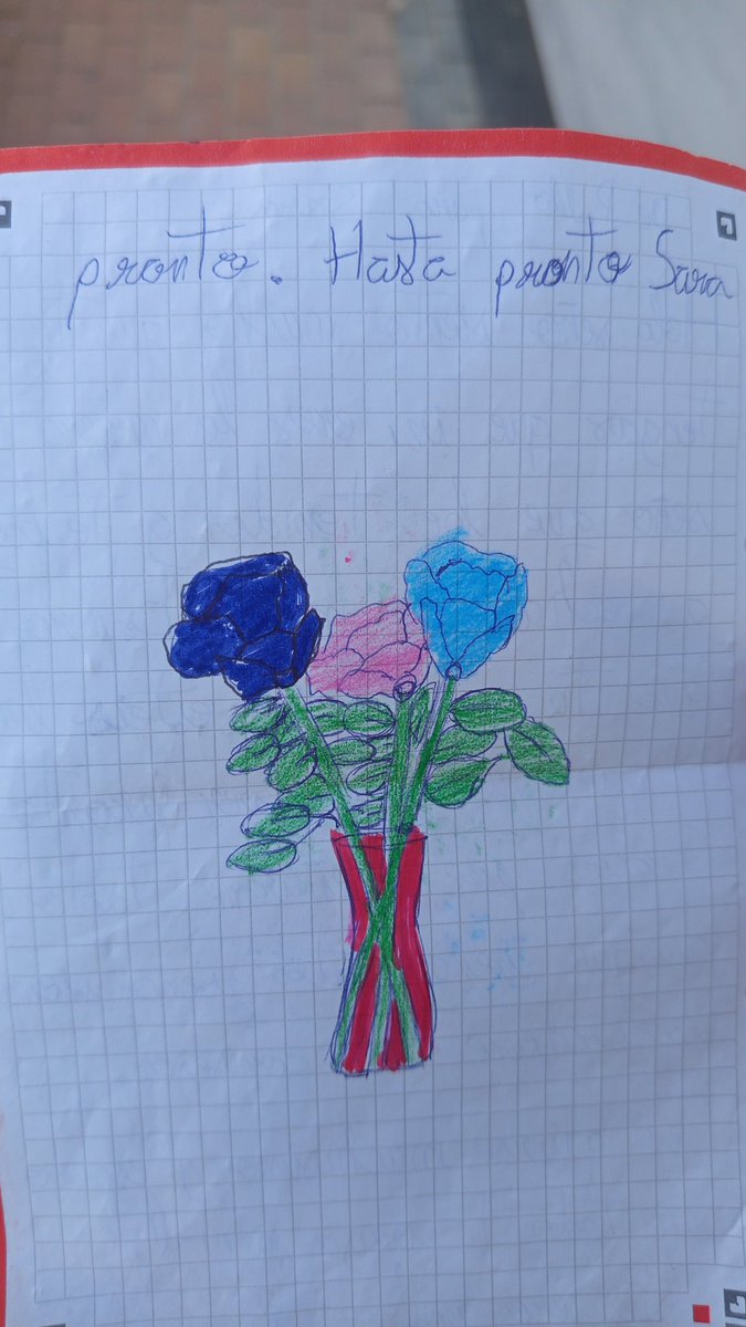 Me he encontrado esta bonita carta de éste niño Pablo a su maestra Sara, en el apartamento del recinto de fiestas de <a href="/AytAlcantarilla/">Ayuntamiento de Alcantarilla</a>, no sé, si por parte del niño o la profe la carta se ha caído y no ha llegado a su destino, a ver si hubiera suerte y de diera ese caso