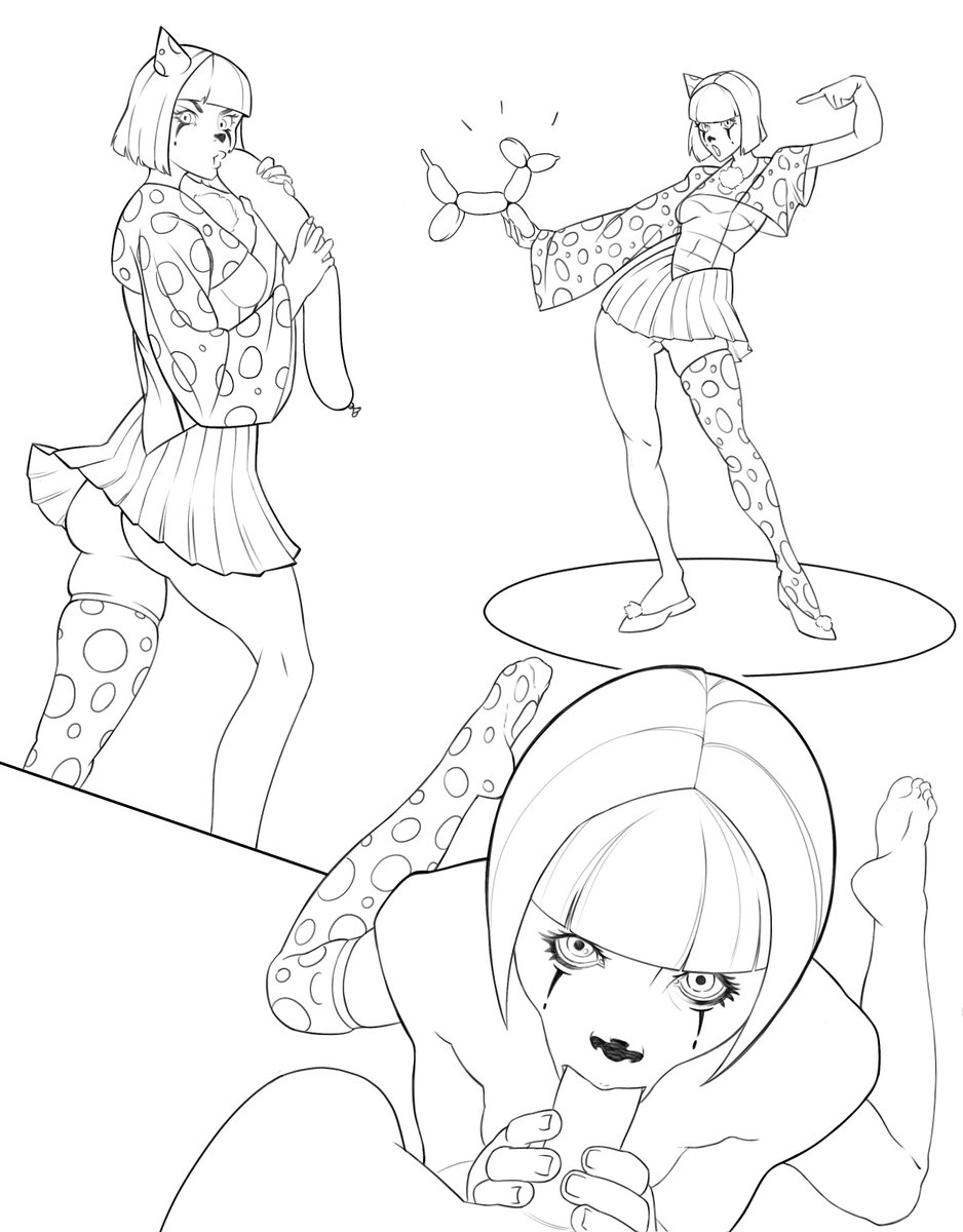 Lineon_art's tweet photo. She wants to show you how good she is with balloons!
Just a silly character idea I had while practicing over the weekend 🎈🎈 https://t.co/1EOkOvWlvL