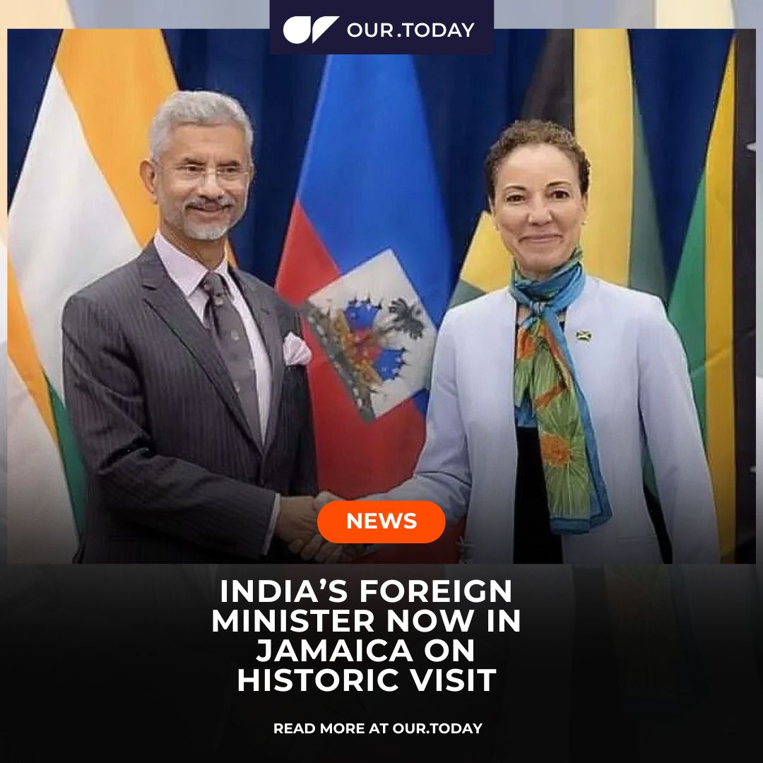 Our_Today_News's tweet image. India’s Foreign Minister now in Jamaica on historic visit

Read more:
our.today/indias-foreign…

Photo: Contributed

Follow us:
FB: facebook.com/our.today.news
YouTube: OurToday
X: Our_Today_News
IG: @ our.today
TikTok: @ourtodaynews

 #OTNews  #Jamaica #ourtoday #India