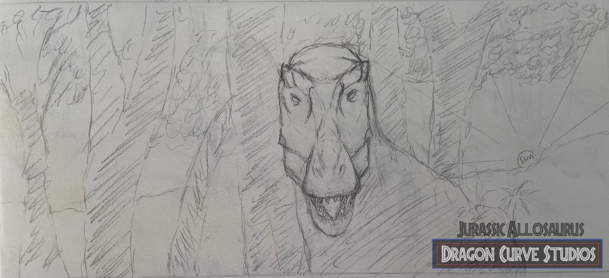 Jurassic Allosaurus-Dragon Curve Studios tweet media