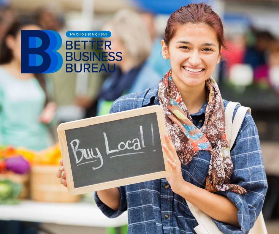 BBB_Toledo's tweet image. It’s National Small Business Week! 🎉
Small businesses are the heart of our communities driving local jobs, growth, and connection. 💼✨
Support small. Shop local. Make an impact. #SmallBusinessWeek #ShopLocal