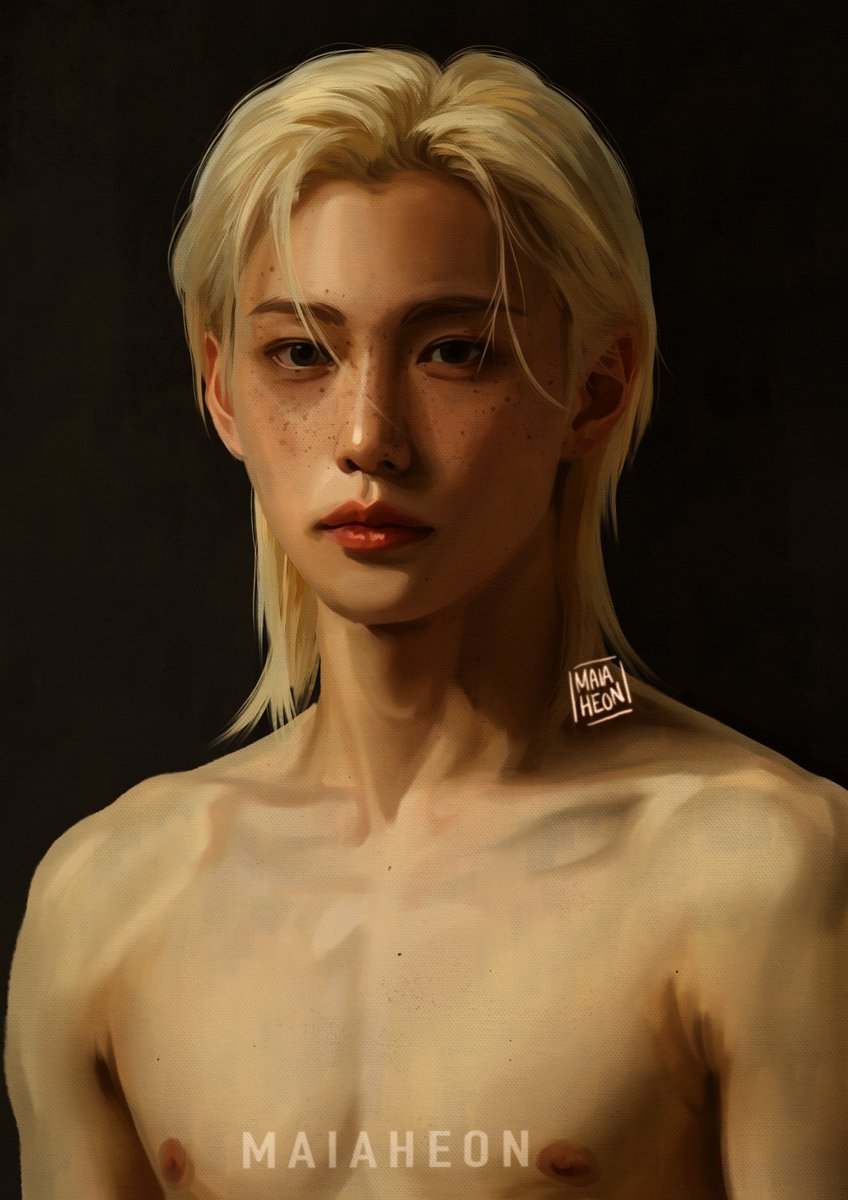 maiaheon's tweet image. Tuve un profesor en artes, que siempre decía que menos era más, así que aquí os dejo un retrato sencillo de Félix, espero que os guste como siempre 🩷☺️

#Felix #StrayKids #fanart