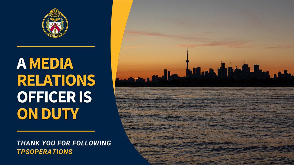 Toronto Police Operations tweet media
