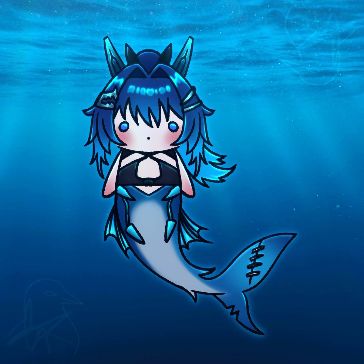 FallenRSS's tweet photo. blurb blurb blurb...its the great white kai🦈

#vgen #vtuber #fanartㅤㅤㅤㅤ https://t.co/QOOLUYv7QE
