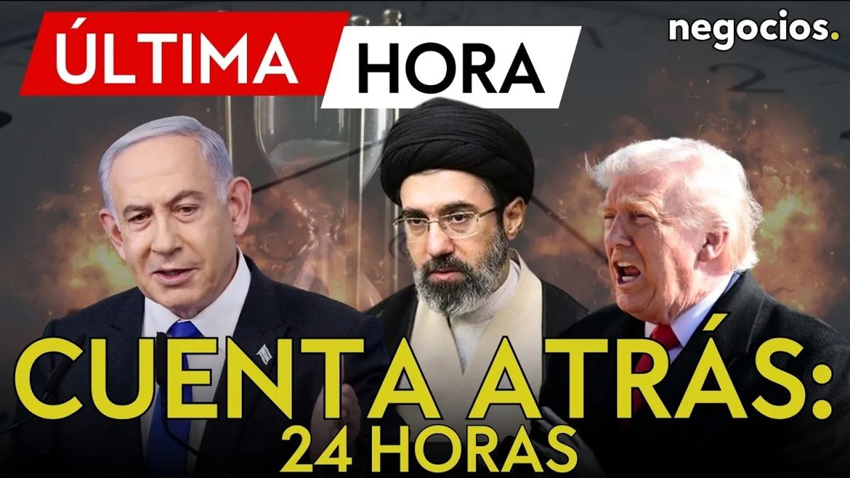 negocios_tv's tweet image. ÚLTIMA HORA | 24 horas para la guerra: EEUU e Israel preparan un ataque militar contra Irán

youtu.be/UFfYU9hQN04

#ultimahora #war #eeuu #israel #iran #attack #geopolitica #dubai #orientemedio #army #military #hormuz #khamenei #netanyahu #negociostv