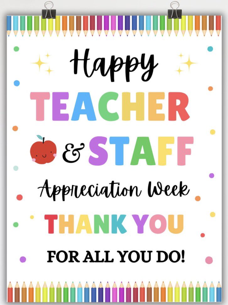 PS133Q's tweet photo. Happy staff appreciation week! https://t.co/RGqRVj6sAe