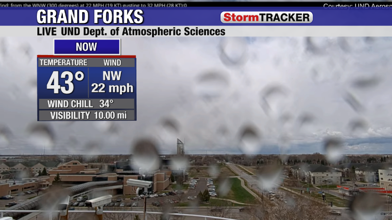 CharlesPekar's tweet image. The second batch of showers for today has developed across the northern valley. We've seen sprinkles in both Grand Forks and Devils Lake this afternoon. Don't expect much rain out of these, but it'll add on to the cool and damp conditions we have for the afternoon. #ndwx #mnwx