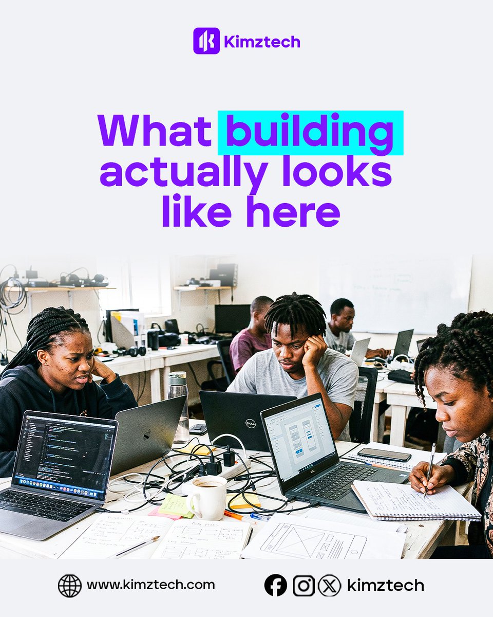 Joshua_kimztech's tweet image. This is what building really looks like.
Not perfect. Not smooth. Just focus, mistakes, and trying again.
In the process, skill forms and confidence grows.
At KimzTech, we don’t chase perfection — we help you become.
This is where real growth begins.
#KimzTech #Build #TechJourney