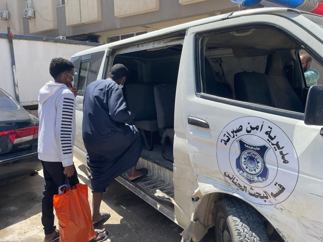 rgowans's tweet image. #Libya 03.05.26 - Sabratha Security Directorate transferred a group of undocumented #migrants of different nationalities to DCIM custody in Tripoli. The individuals were apprehended during security checks in the city. #migrantcrisis #DontTakeToTheSea #seenotrettung #Frontex