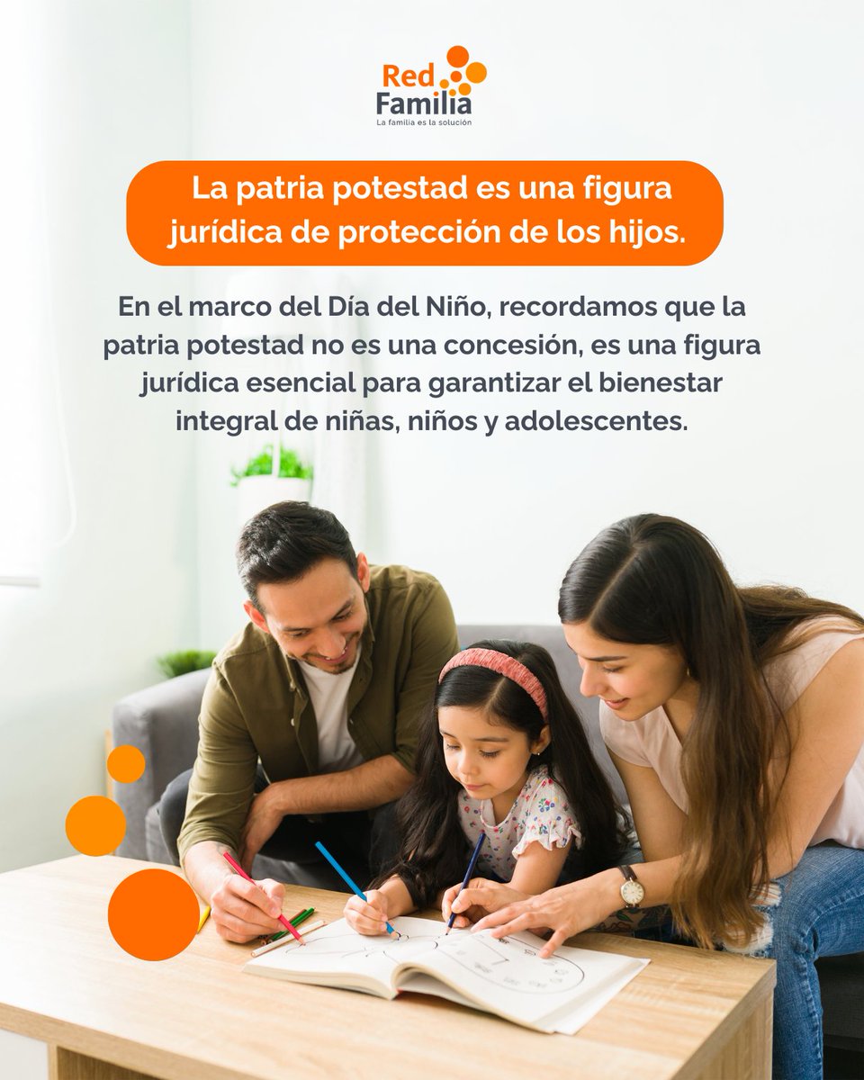 RedFamilia's tweet photo. 🧡 Ser padre o madre implica cuidar, proteger y acompañar.

Pero hoy, hay quienes quieren limitar ese derecho fundamental.

La patria potestad existe para garantizar el bienestar de nuestros hijos. Debilitarla los pone en riesgo.

#PatriaPotestad #DerechosDeLosPadres #Familia https://t.co/KS6EEvQCjH