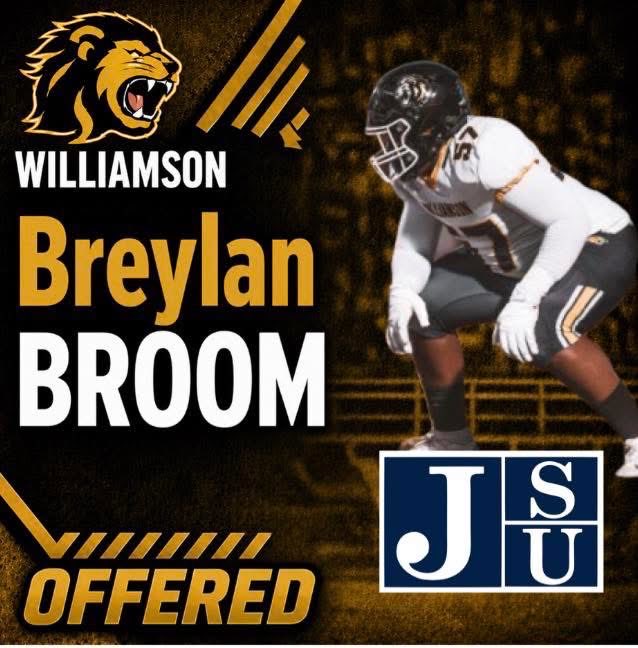 WHYNOTWHS's tweet image. 🚨🚨🚨 MAJOR MOVE 🚨🚨🚨
Thank you @GoJSUTigersFB for offering 4 Williamson Lions 🦁🔥

Allen | Lett McDonald | Broom 

PROGRAM SHOWING UP.
PROCESS WORKING.
#WhyNotWilliamson 
#WilliamsonFootball #TheeILove