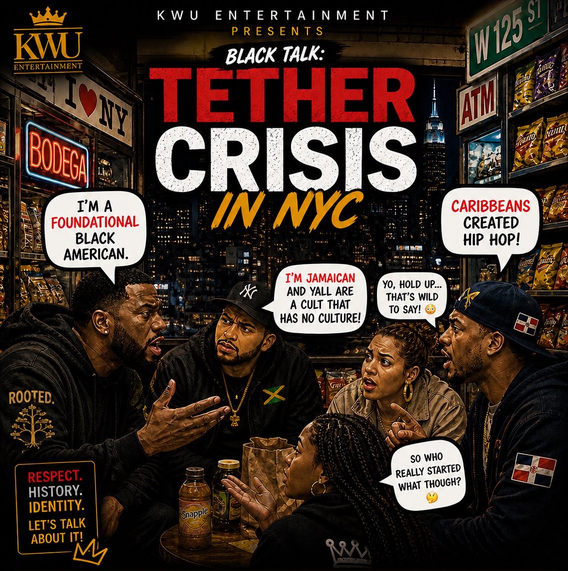 LUVLYBTHO's tweet photo. There’s a REAL crisis in NYC!!!!! Black Americans are not allowed to be proud & walk within their lineage bcuz of TETHERS!!!!!!!!!!!!
CO-HOSTS ANNOUNCEMENT COMING SOON https://t.co/Y3eV6DY84Z