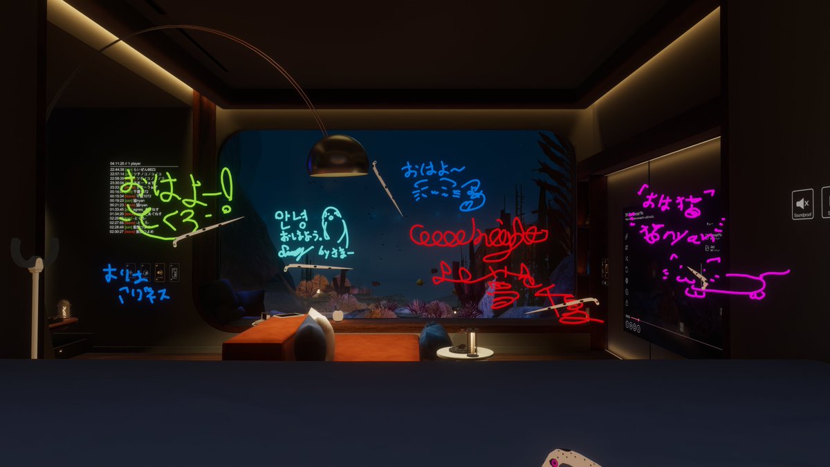 VRC_raizen8823's tweet image. おはよう～～！！みんなありがとう！
すごいね犬澤さん。名前なくても誰だかわかったよ。
#VRChat