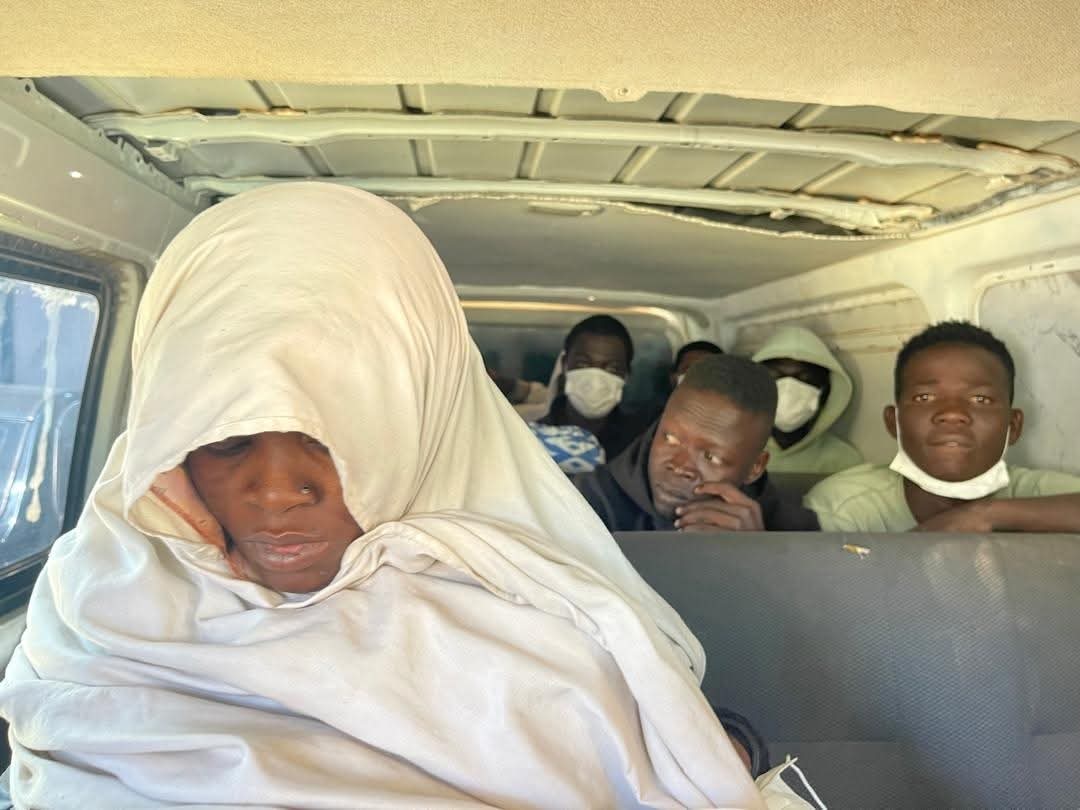 rgowans's tweet image. #Libya 03.05.26 - Sabratha Security Directorate transferred a group of undocumented #migrants of different nationalities to DCIM custody in Tripoli. The individuals were apprehended during security checks in the city. #migrantcrisis #DontTakeToTheSea #seenotrettung #Frontex
