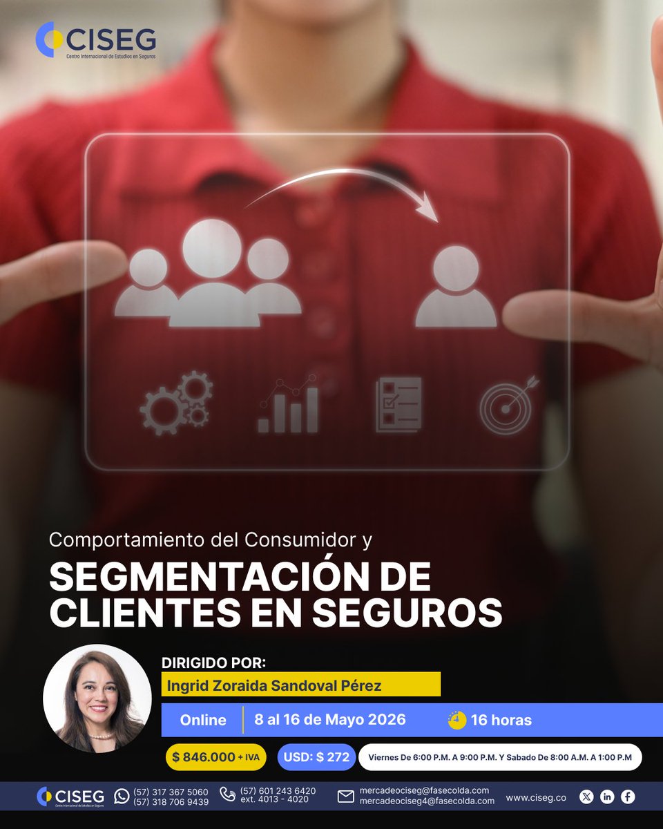InsOFicial's tweet photo. ⚖️ Domina la responsabilidad civil en seguros

Entiende coberturas, exclusiones y cómo calcular indemnizaciones con nuestro programa. Actualízate frente a los cambios legales y toma mejores decisiones en siniestros y asesoría.

💻 Modalidad Presencial
📅 Inicio: 08 de mayo 2026 https://t.co/XPcD4c1ONf