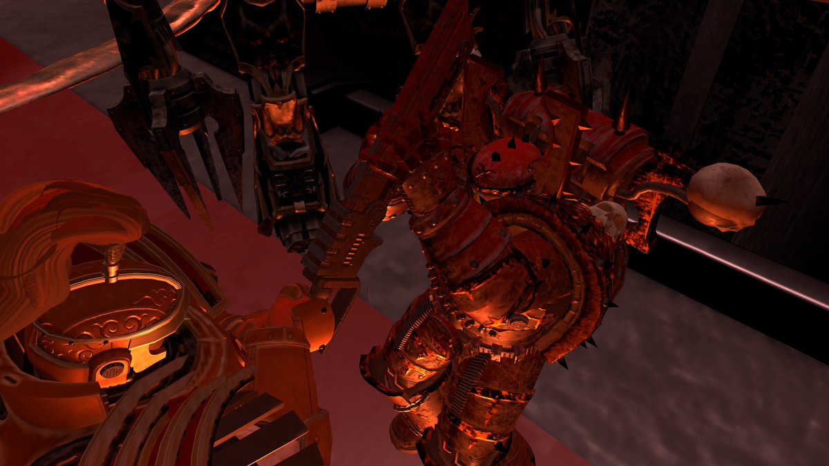 RThebeats's tweet image. Had a photoshoot with a friend in VR chat here's what i got #warhammer #vrchat #photoshoot